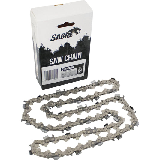 Sabre Chain Pre-Cut Loop 64 DL .325", .050", Semi-Chisel Standard (Stens 096-3646)
