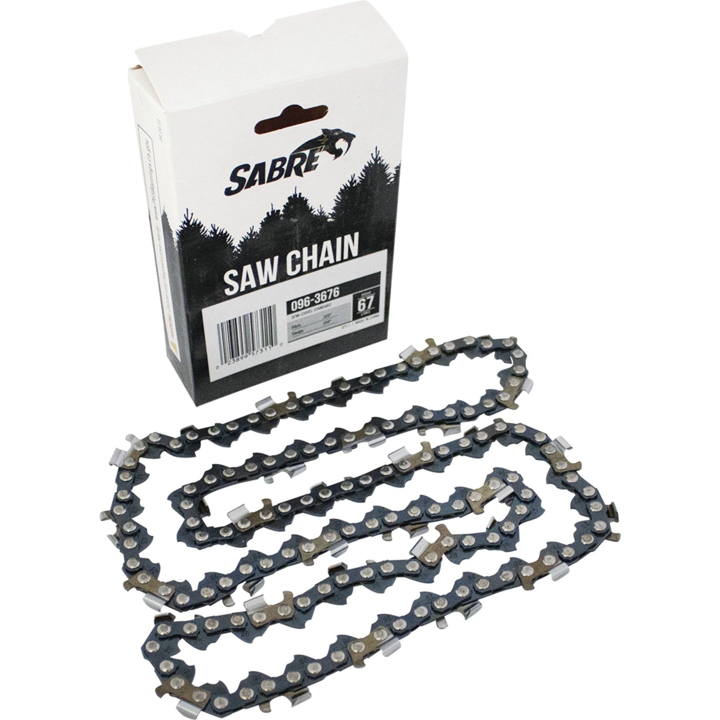 Sabre Chain Pre-Cut Loop 67 DL .325", .050", Semi-Chisel Standard (Stens 096-3676)