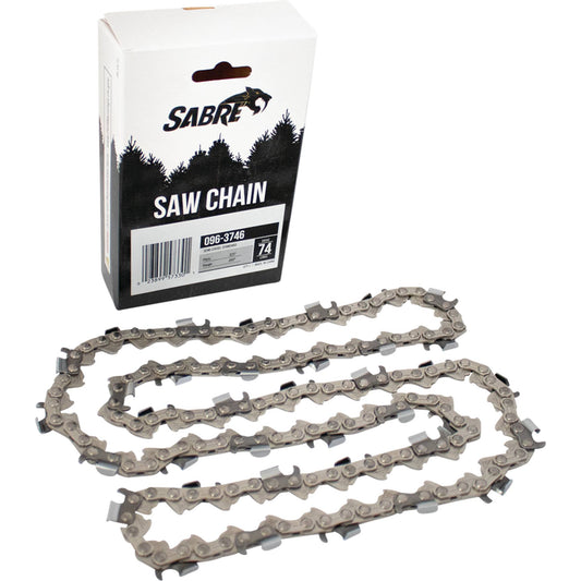 Sabre Chain Pre-Cut Loop 74 DL .325", .050", Semi-Chisel Standard (Stens 096-3746)