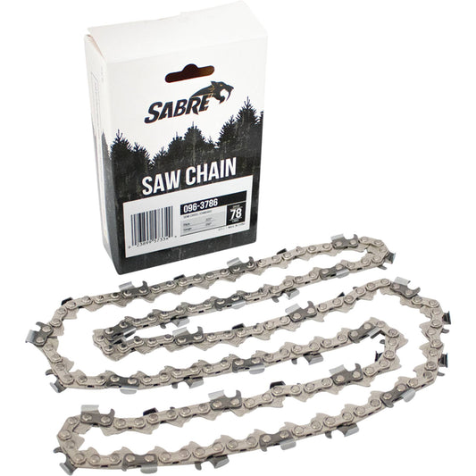 Sabre Chain Pre-Cut Loop 78 DL .325", .050", Semi-Chisel Standard (Stens 096-3786)