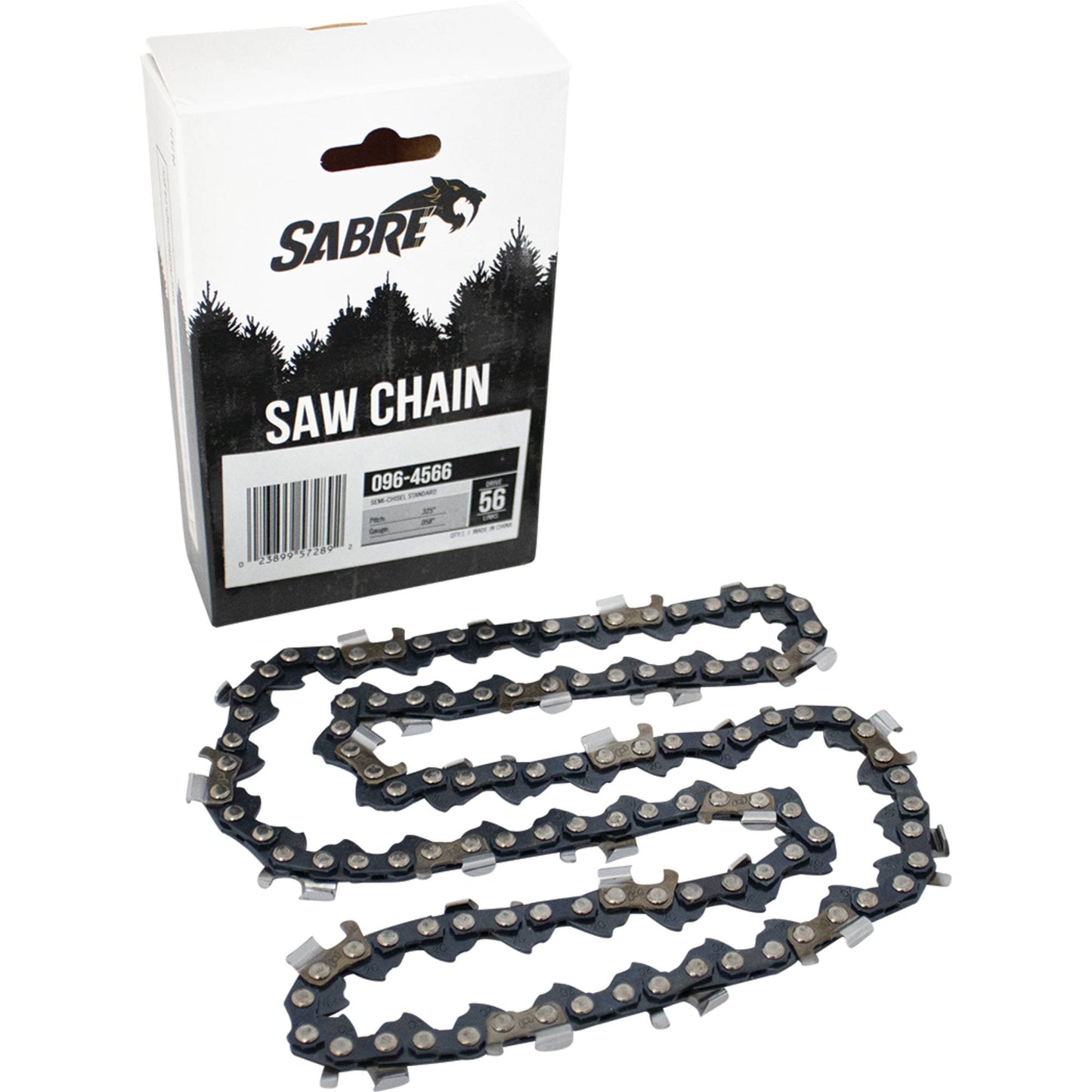 Sabre Chain Pre-Cut Loop 56 DL .325", .058", Semi-Chisel Standard (Stens 096-4566)