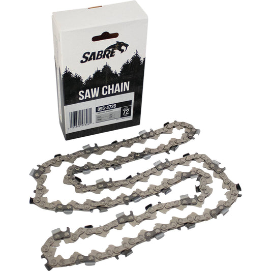 Sabre Chain Pre-Cut Loop 72 DL .325", .058", Semi-Chisel Standard (Stens 096-4726)
