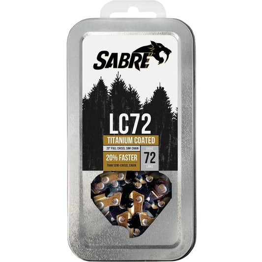 Sabre Titanium Chain Pre-Cut Loop 72 DL Husqvarna 591139472 (Stens 099-0726)