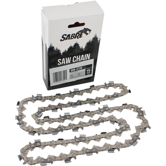 Sabre Chain Pre-Cut Loop 72 DL .325", .050", Chisel Standard (Stens 099-3726)