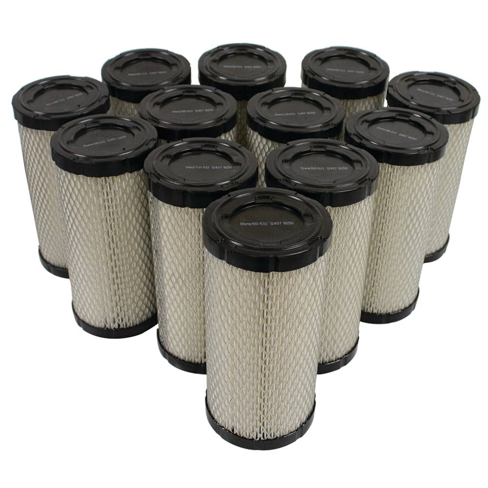 12 Stens Air Filter Shop Pack Kohler 25 083 02-S (Stens 100-533-12)