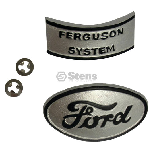 Atlantic Quality Parts Hood Emblem Ford/New Holland 2N16600 (Stens 1111-6552)