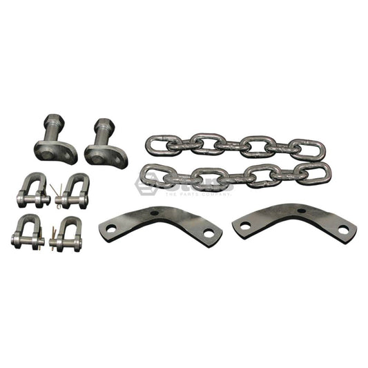 Atlantic Quality Parts Stabilizer Chain Kit Ford/New Holland 87299500 (Stens 1113-1071)