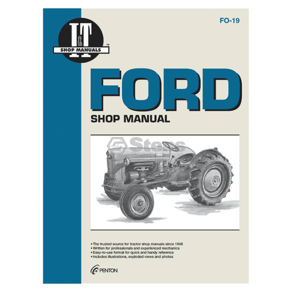 Atlantic Quality Parts Shop Manual Ford/New Holland ITFO19 (Stens 1115-2227)