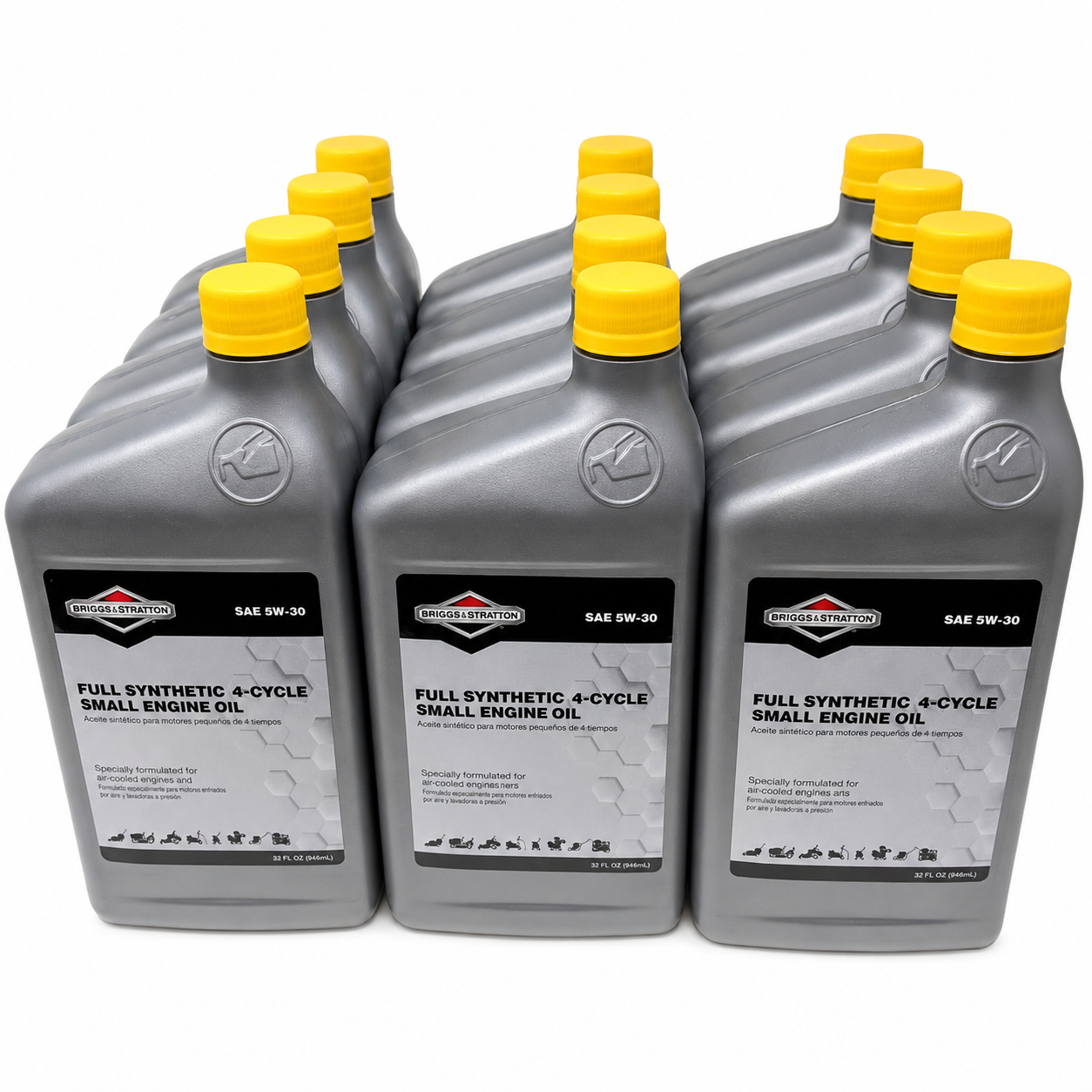 Briggs & Stratton Bulk Pack of 12  Synthetic Oil 32Oz (100074)