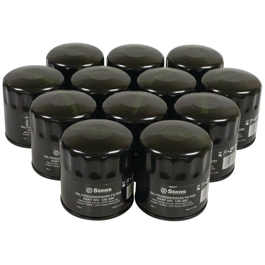 12 Stens Oil Filter Shop Pack John Deere M806419 (Stens 120-360-12)