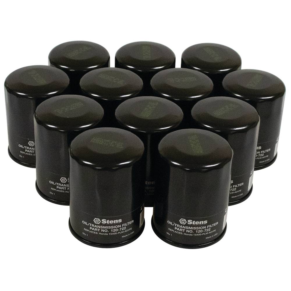 12 Stens Oil Filter Shop Pack Honda 15400-PLM-A02PE (Stens 120-722-12)