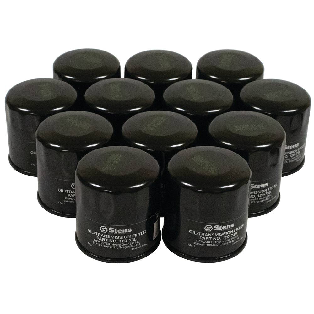 12 Stens Transmission Filter Shop Pack Hydro Gear 52114 (Stens 120-738-12)
