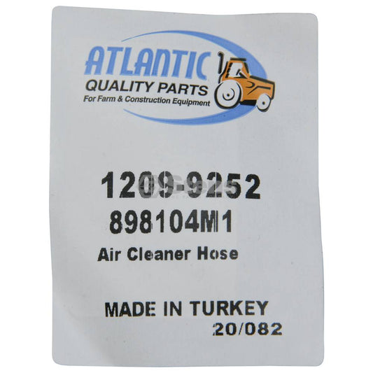 Atlantic Quality Parts Air Cleaner Hose Massey Ferguson 898104M1 (Stens 1209-9252)