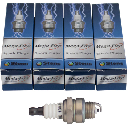 4 Mega-Fire Spark Plug Mega-Fire SE-BPMR7A (Stens 130-013-4)