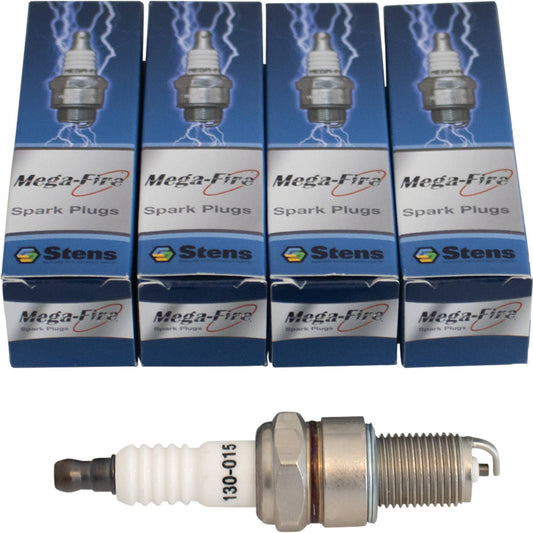 4 Mega-Fire Spark Plug Mega-Fire SE-BPR4ES (Stens 130-015-4)