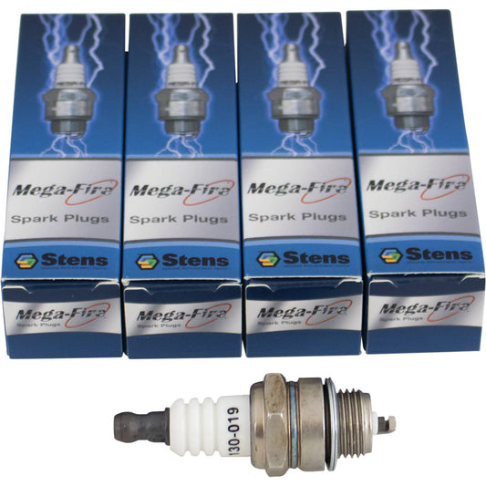 4 Mega-Fire Spark Plug Mega-Fire SE-BPM8Y (Stens 130-019-4)