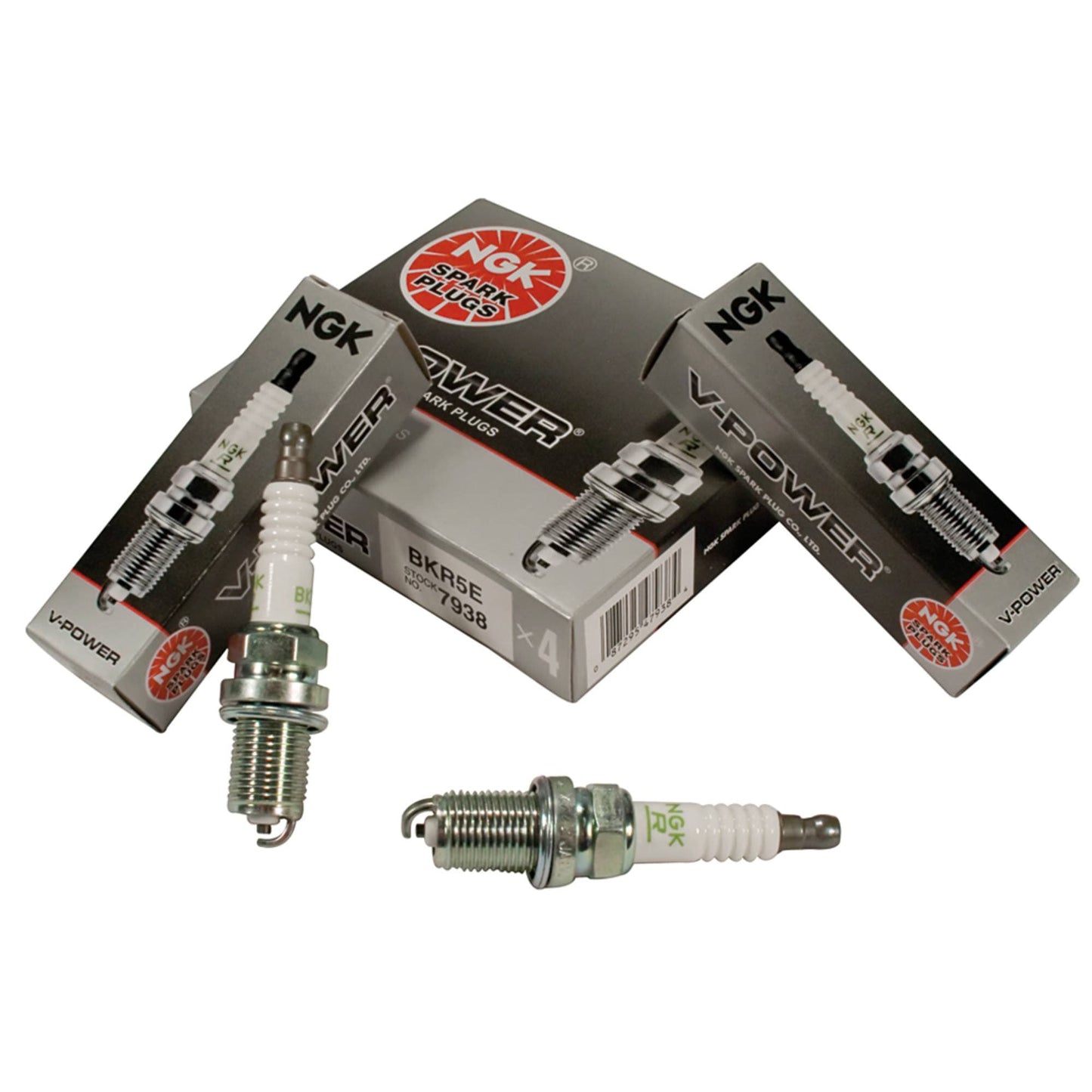 4 NGK Spark Plug NGK 7938/BKR5E (Stens 130-119-4)