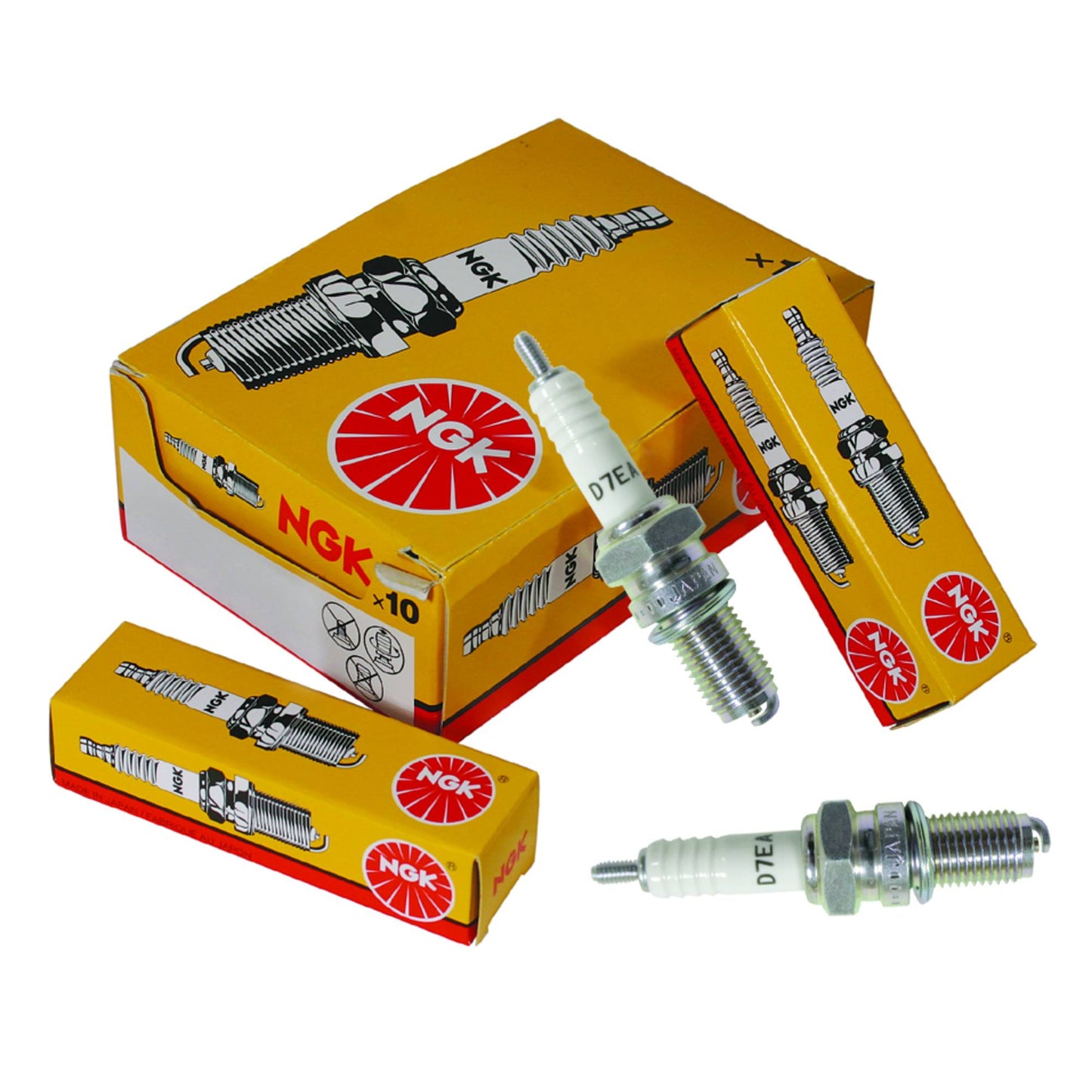 10 NGK Spark Plug NGK 7912/D7EA (Stens 130-139-10)
