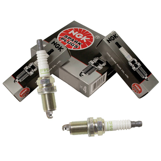 4 NGK Spark Plug NGK 7558/ZFR5F (Stens 130-276-4)