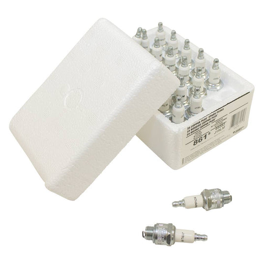 24 Champion Spark Plug Shop Pack Champion 861S/J19LM (Stens 130-500)
