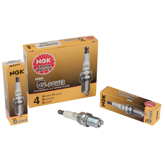 4 NGK Spark Plug NGK 7092/BKR6EGP (Stens 130-808-4)