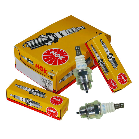 4 NGK Spark Plug NGK 5113/BPMR4A (Stens 130-904-4)