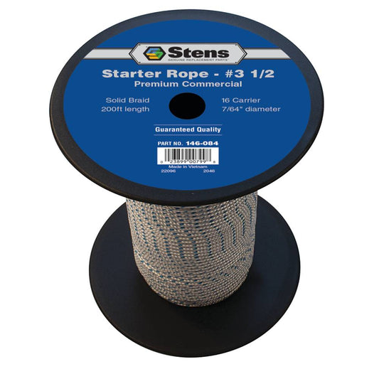 Stens 200' Solid Braid Starter Rope #3 1/2 Solid Braid (Stens 146-084)