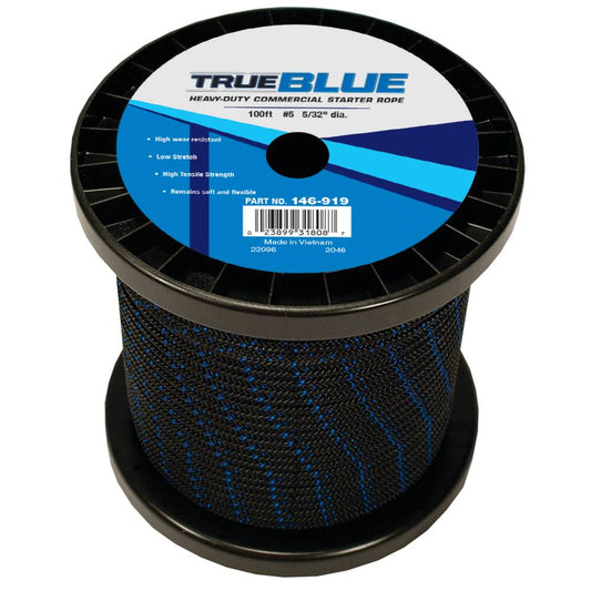TrueBlue 100' Starter Rope #5 Solid Braid (Stens 146-919)