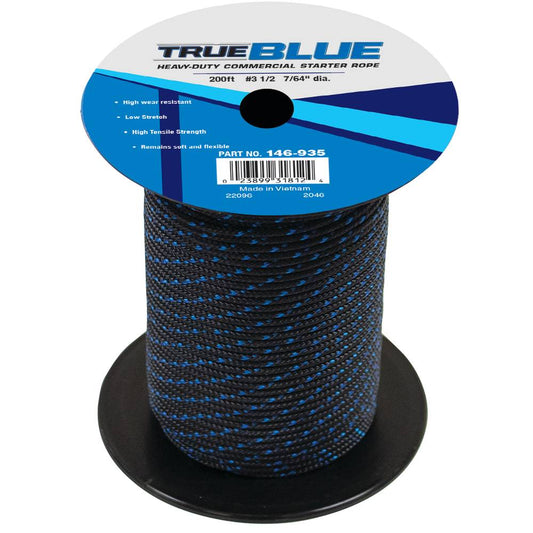 TrueBlue 200' Starter Rope #3 1/2 Solid Braid (Stens 146-935)