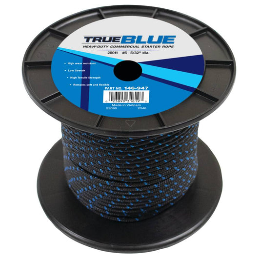 TrueBlue 200' Starter Rope #5 Solid Braid (Stens 146-947)