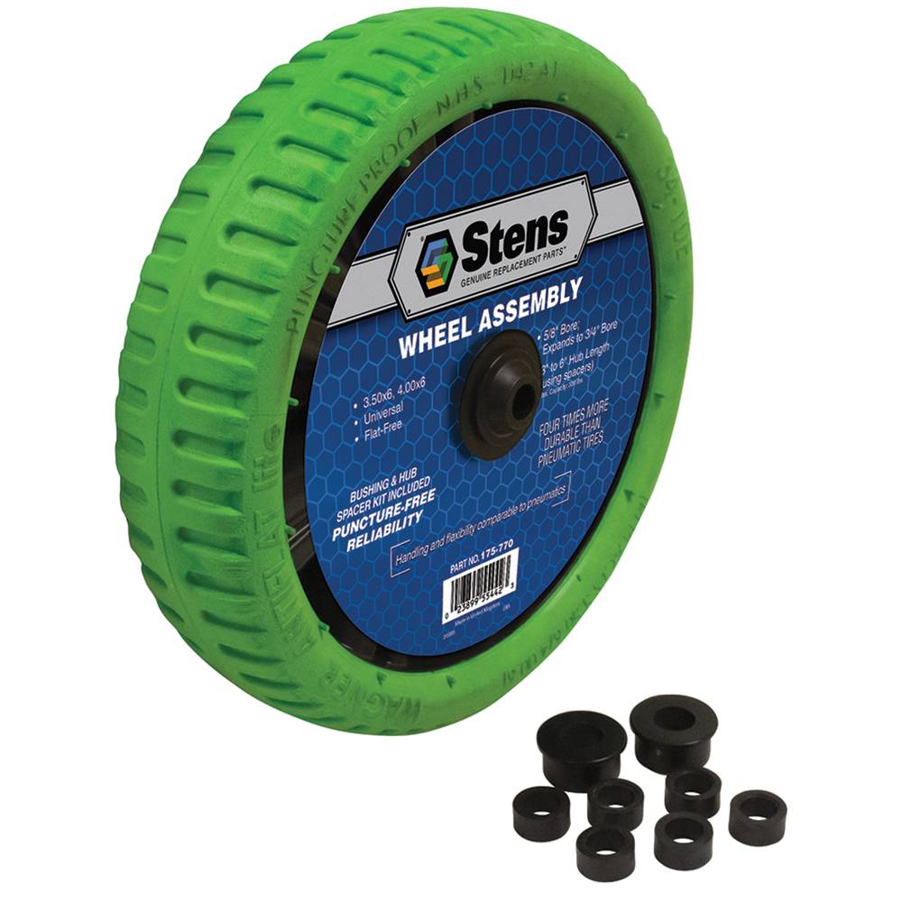 Stens Wheel Assembly 4.00x6 Universal Flat-Free (Stens 175-770)