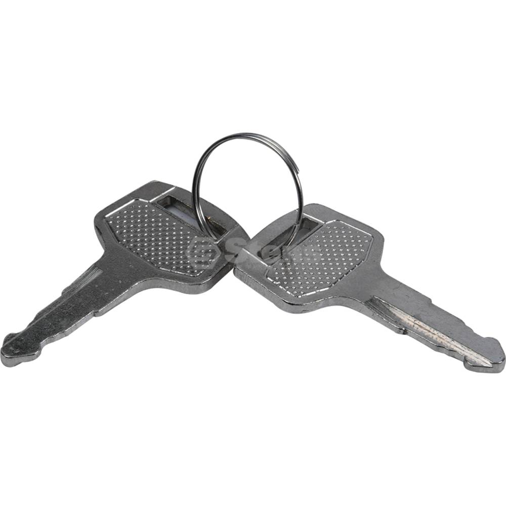 2 Atlantic Quality Parts Ignition Key Kubota TC832-31810 (Stens 1900-0914)