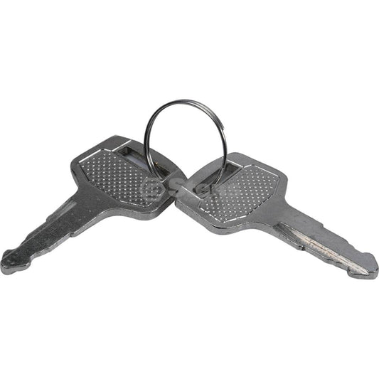 2 Atlantic Quality Parts Ignition Key Kubota TC832-31810 (Stens 1900-0914)
