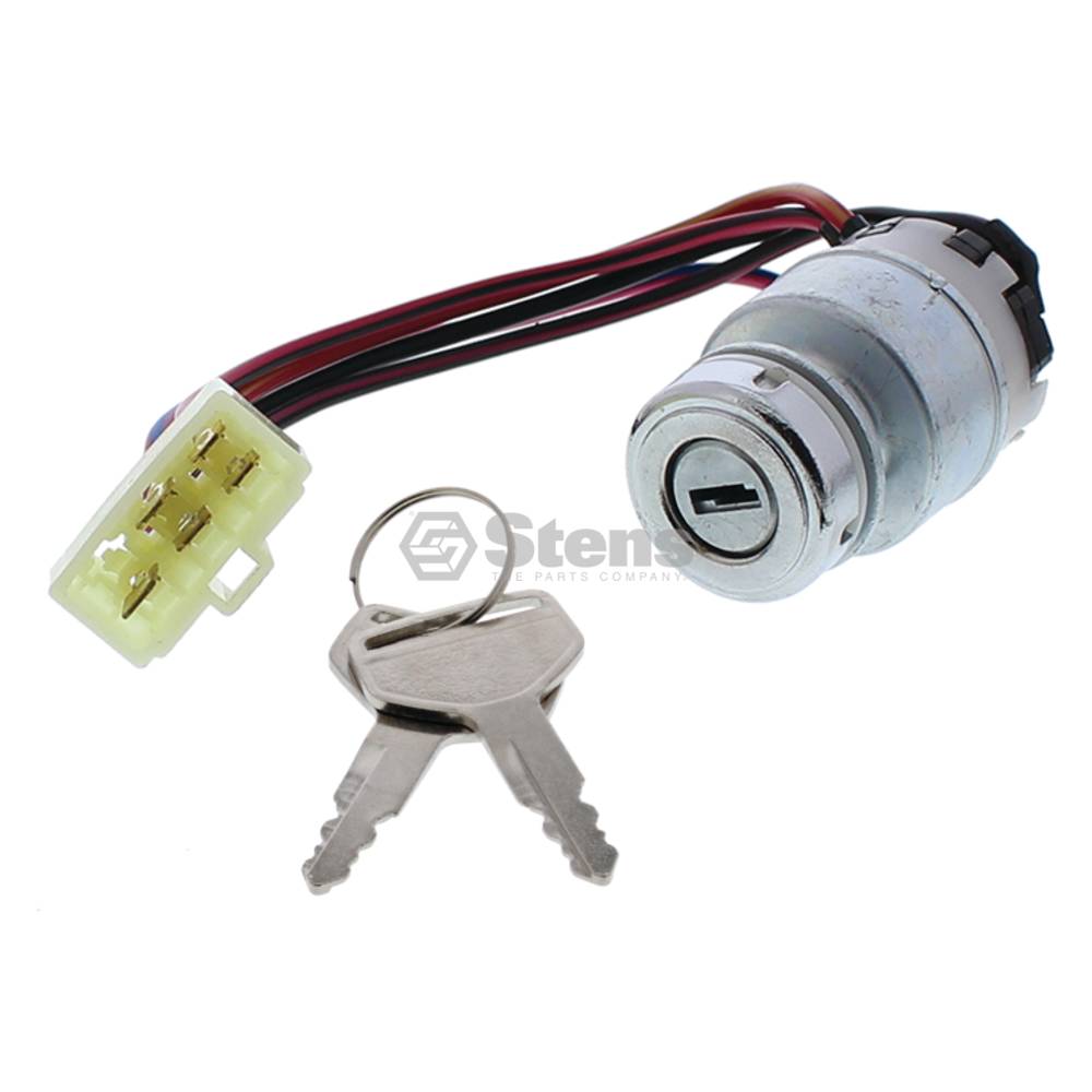 Atlantic Quality Parts Ignition Switch Assembly Kubota 36919-75162 (Stens 1900-0928)