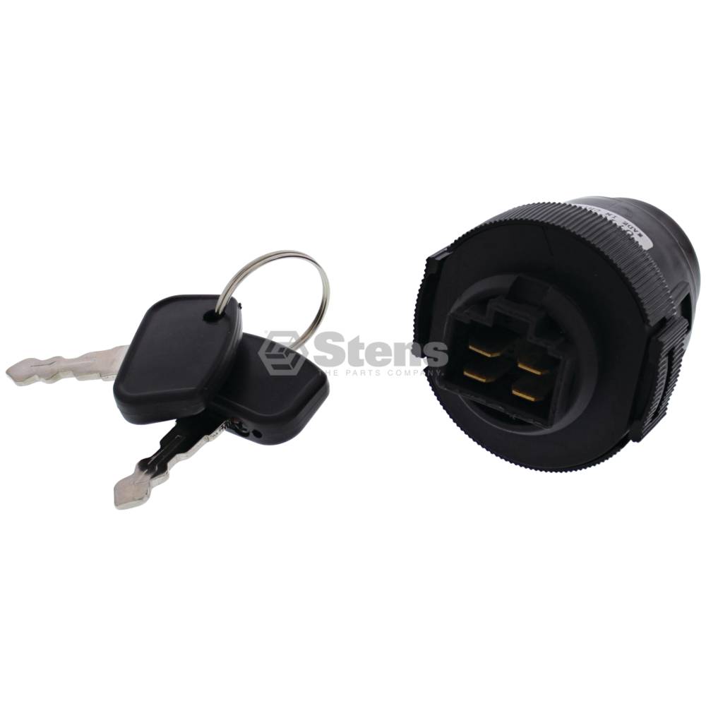 Atlantic Quality Parts Ignition Switch and Key Kubota K7571-62112 (Stens 1900-0932)