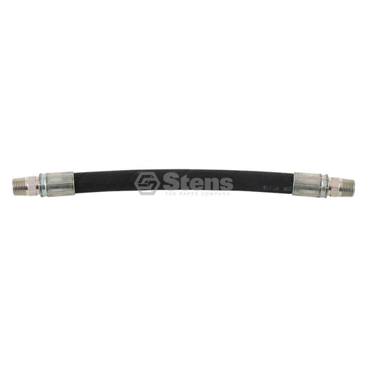 Atlantic Quality Parts Hydraulic Hose 3/8" x 12" SAE 100 R2AT 2 wire (Stens 3001-0000)