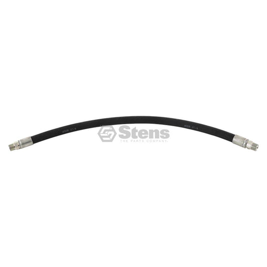 Atlantic Quality Parts Hydraulic Hose 3/8" x 24" SAE 100 R2AT 2 wire (Stens 3001-0003)