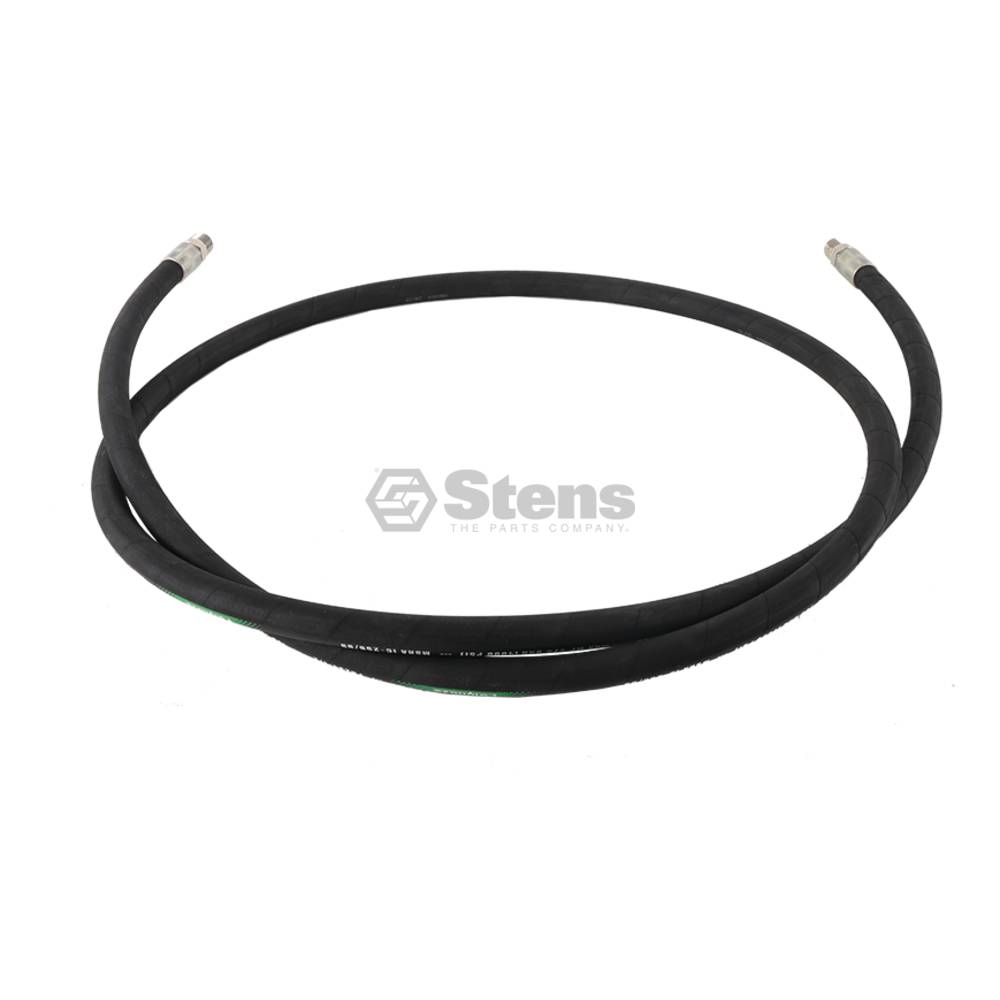 Atlantic Quality Parts Hydraulic Hose 3/8" x 60" SAE 100 R2AT 2 wire (Stens 3001-0009)