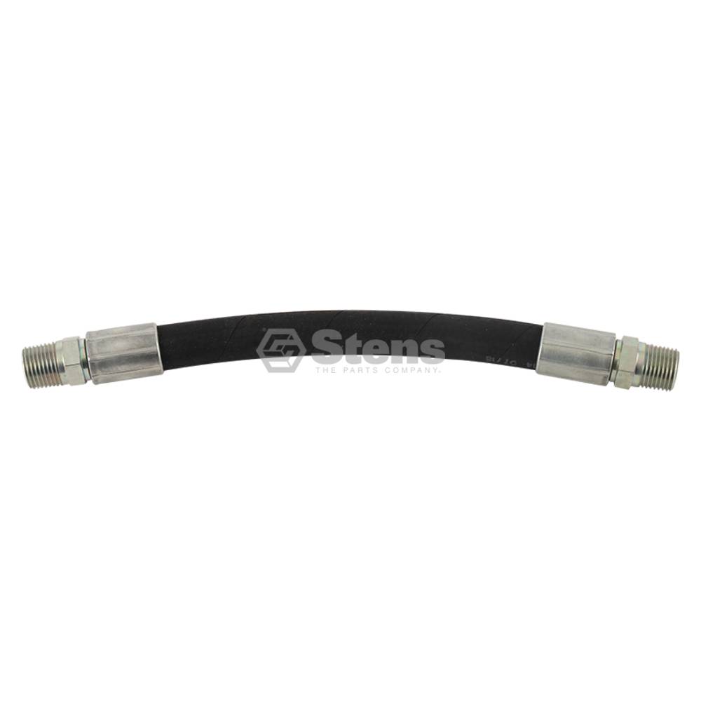 Atlantic Quality Parts Hydraulic Hose 1/2" x 12" SAE 100 R2AT 2 wire (Stens 3001-0100)