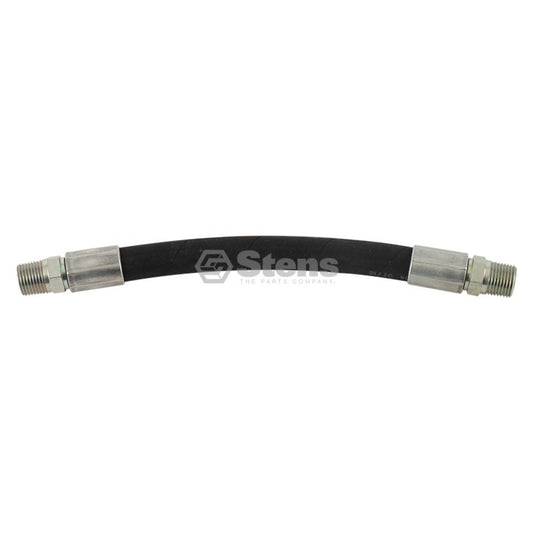 Atlantic Quality Parts Hydraulic Hose 1/2" x 12" SAE 100 R2AT 2 wire (Stens 3001-0100)