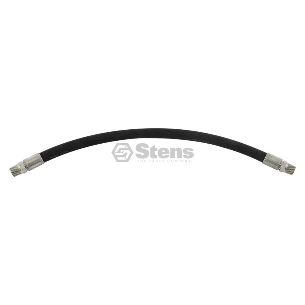 Atlantic Quality Parts Hydraulic Hose 1/2" x 24" SAE 100 R2AT 2 wire (Stens 3001-0103)