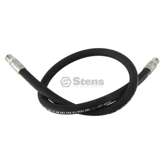 Atlantic Quality Parts Hydraulic Hose 1/2" x 48" SAE 100 R2AT 2 wire (Stens 3001-0107)