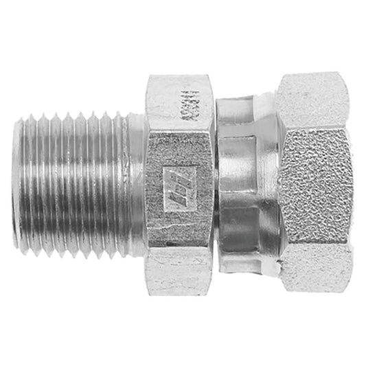 2 Atlantic Quality Parts Hydraulic Adapter Male X Female NPT Swivel Adapter (Stens 3001-1324)