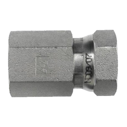 2 Atlantic Quality Parts Hydraulic Adapter NPT to NPT Swivel Female to Female (Stens 3001-1361)