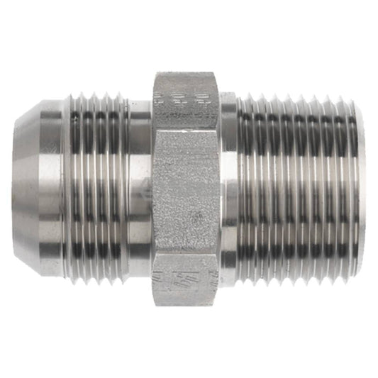 2 Atlantic Quality Parts Hydraulic Adapter Male JIC 37° to Male NPT Solid Adapter (Stens 3001-1381)
