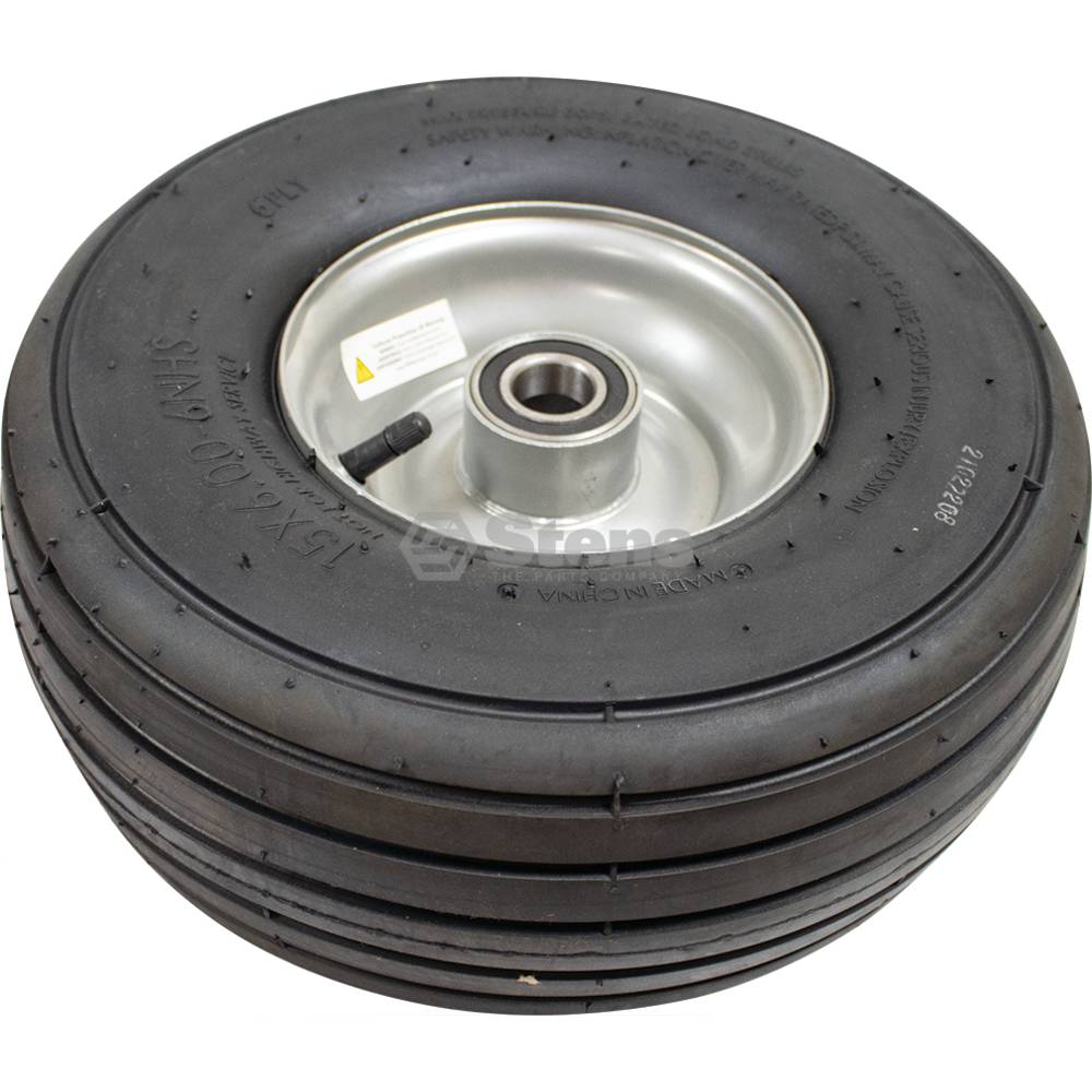 Atlantic Quality Parts Tedder Tire 15x6.00-6 (Stens 3008-2012)