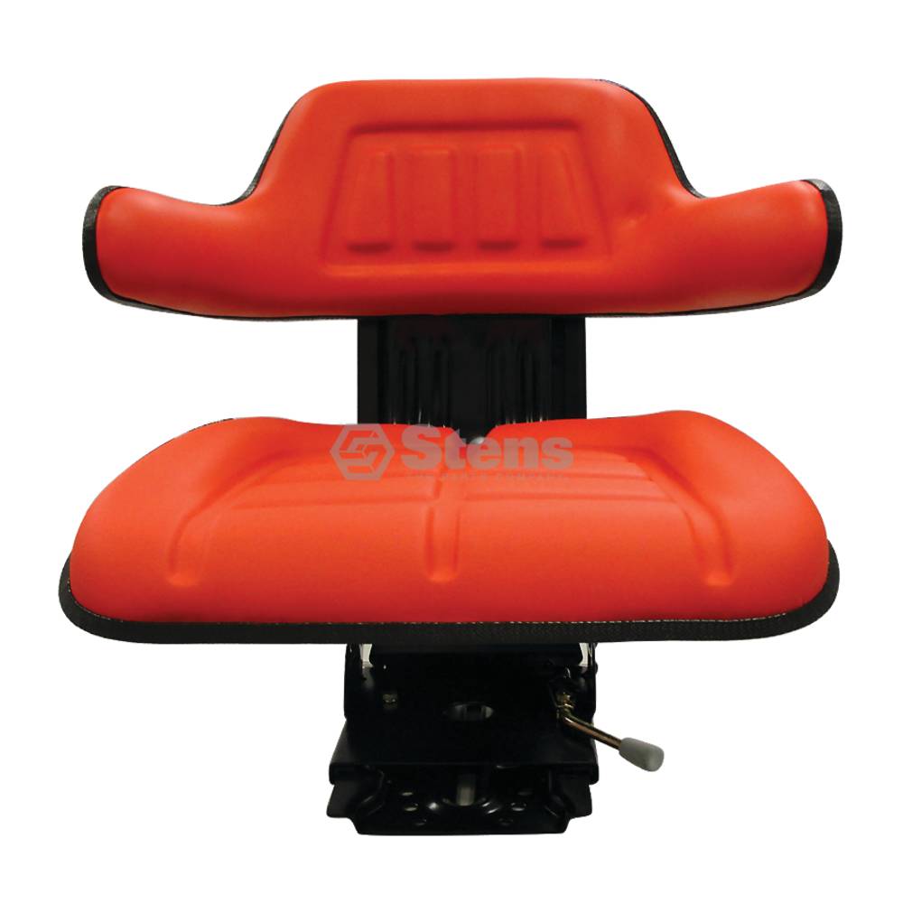 Atlantic Quality Parts Seat Economy suspension, red, adjustable (Stens 3010-0003)