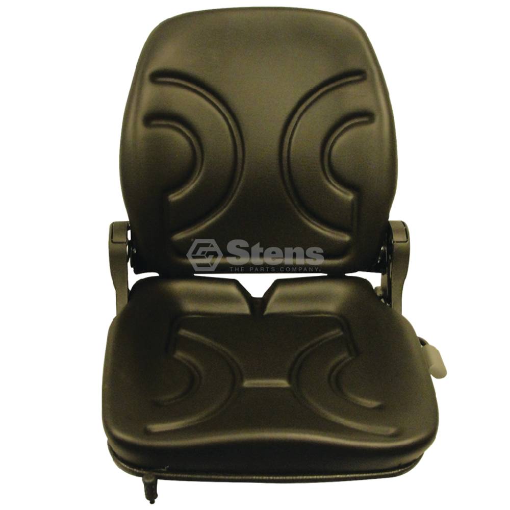Atlantic Quality Parts Seat Black vinyl, adjustable (Stens 3010-0042)