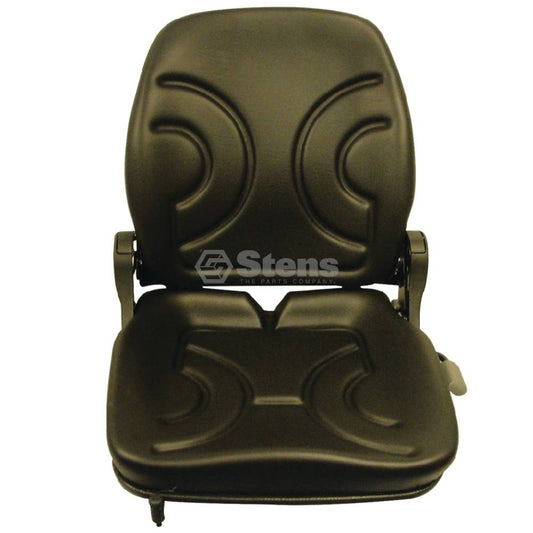 Atlantic Quality Parts Seat Black vinyl, adjustable (Stens 3010-0042)