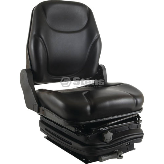Atlantic Quality Parts Seat Mechanical suspension, black vinyl, adjustable (Stens 3010-0043)